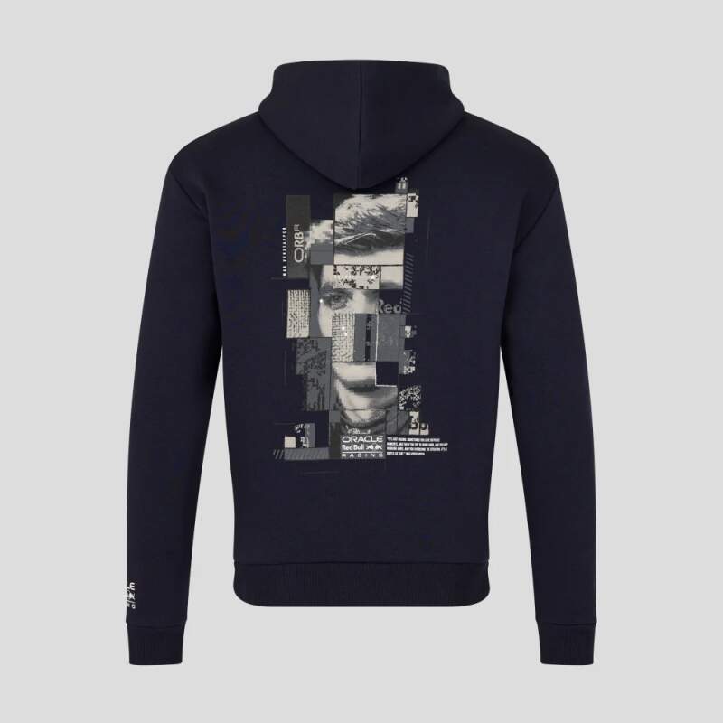 Oracle Red Bull Racing Hoodie - Max Verstappen PIXEL dunkelblau