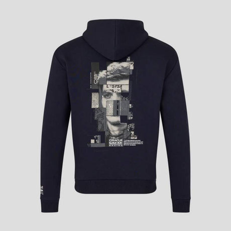 Oracle Red Bull Racing Hoodie - Max Verstappen PIXEL dunkelblau