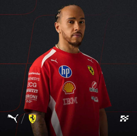 Scuderia Ferrari F1 T-shirt with sponsor logos x Puma - DRIVERS edition