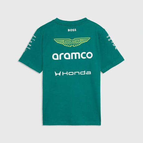 Aston Martin F1 Team Kinder-T-Shirt 2026 – Grün
