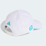 George Russell Mercedes AMG Petronas F1 x Adidas white cap - team edition