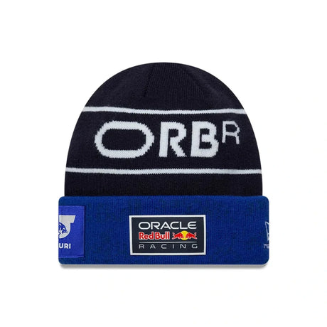 Oracle Red Bull Racing Max Verstappen #3 Beanie – Marineblau/Blau