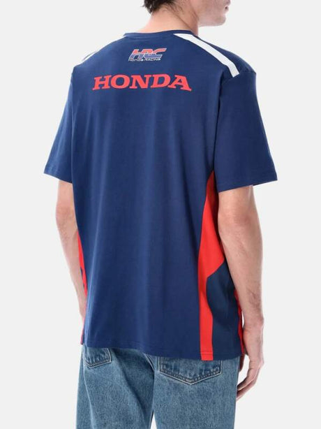 HRC Honda Fan-T-Shirt blau mit Logo