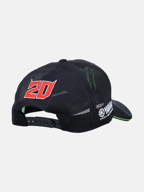 Fabio Quartararo - Monster Energy Sponsoren-Cap mit gebogenem Schirm