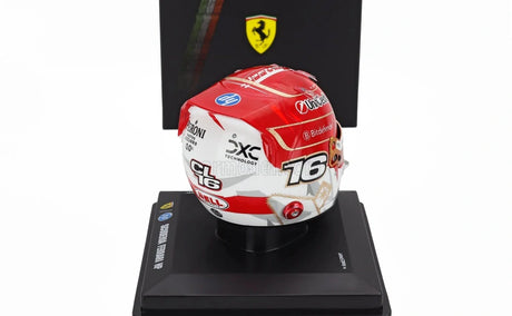 LookSmart Charles Leclerc Helmmodell im Maßstab 1:5 – SF Las Vegas 2025