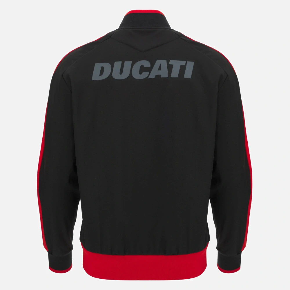 Ducati x Macron Softshelljacke mit Logo – Schwarz