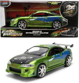 Jada Fast & Furious Brian's Mitsubishi Eclipse Modell im Maßstab 1:24 – 25th Anniversary Edition
