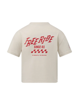 Red Bull Rampage FREERIDE Damen-T-Shirt – Off-White