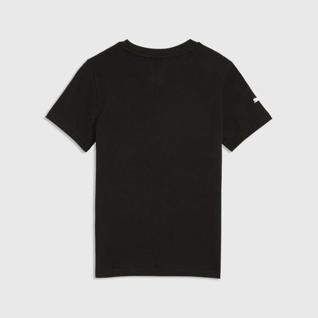Scuderia Ferrari F1 x Puma Kinder-T-Shirt mit großem Wappen – Schwarz