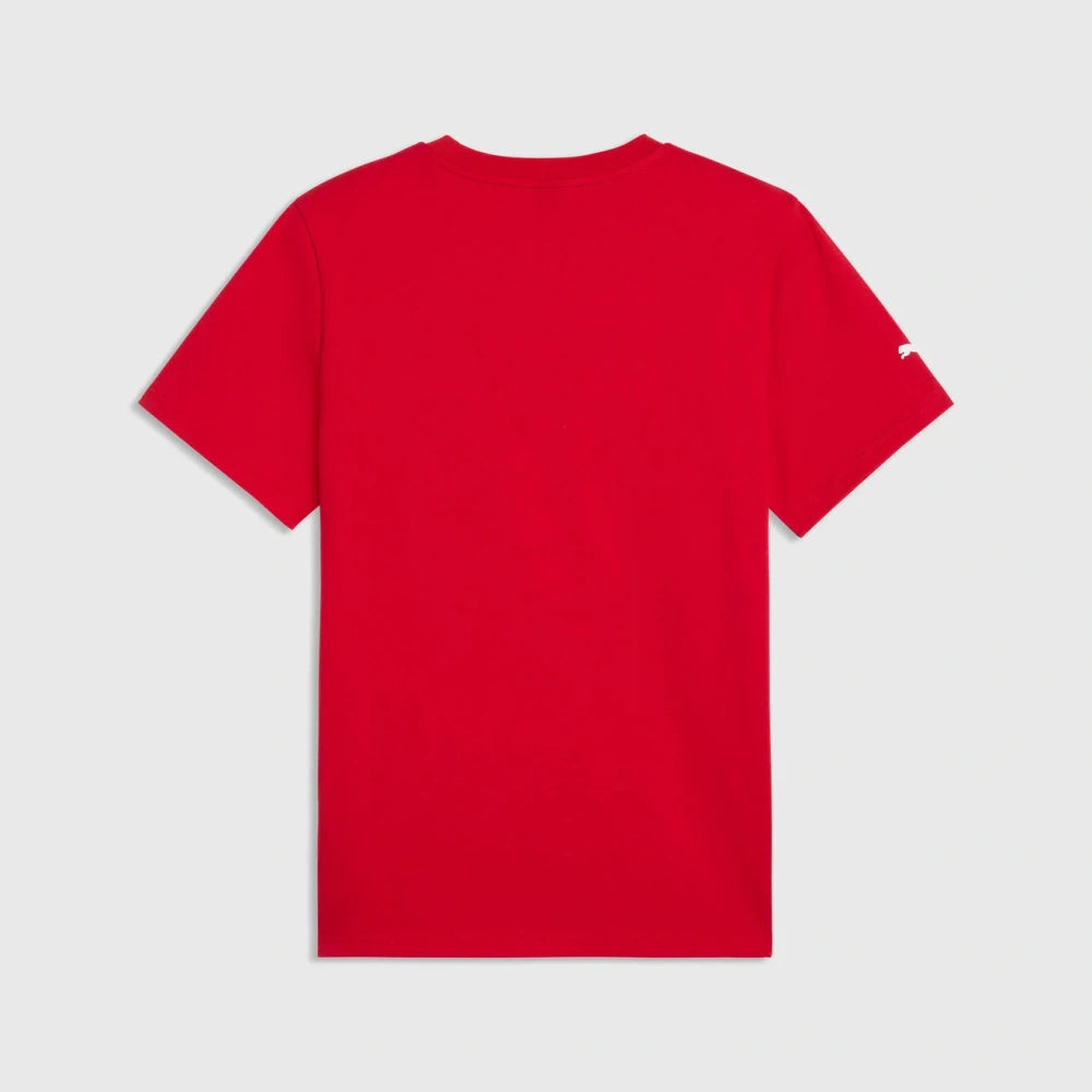 Scuderia Ferrari F1 x Puma Fan-T-Shirt mit großem Wappen – Rot