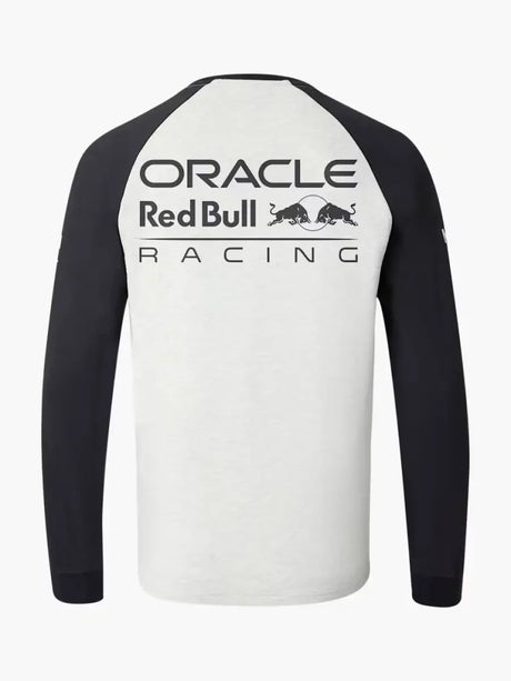 Oracle Red Bull Racing Classic Team-Langarmshirt mit Sponsorenlogos – Grau