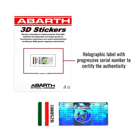 ABARTH 3D-Logo für außen