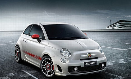 Abarth Schlüsselanhänger BAND schwarz mit Skorpion-Logo