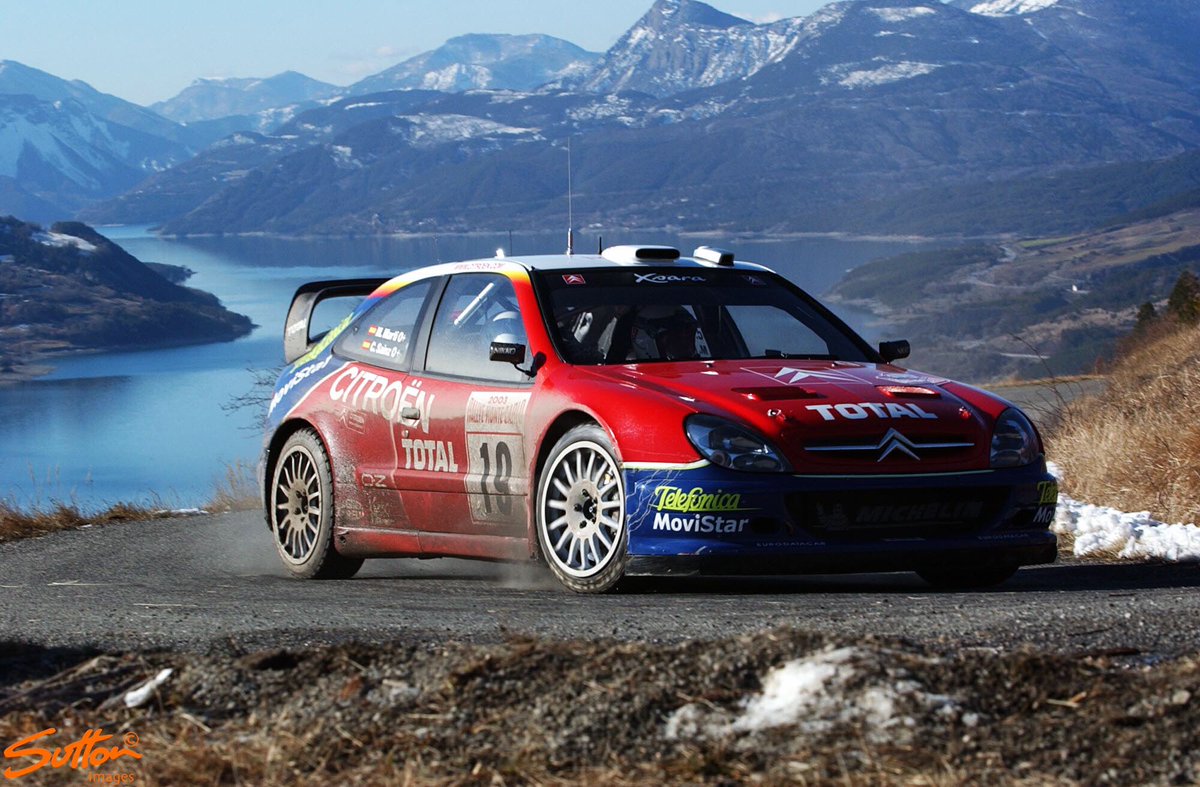 Modell Citroën Xsara WRC Rallye Monte Carlo 2003 Carlos Sainz im Maßstab 1:43