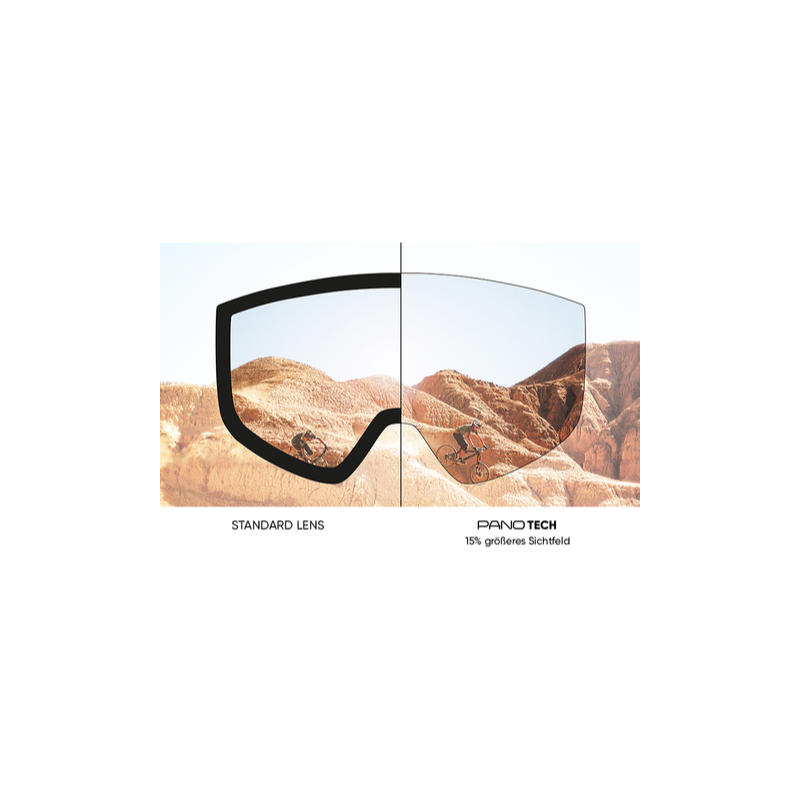 Red Bull Spect Motocrossbrille STRIVE blau mit klarem Glas