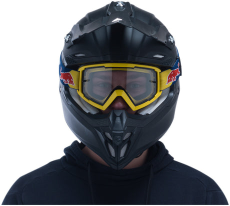Red Bull Spect WHIP motocross goggles yellow with clear lens