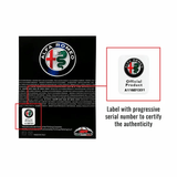 Alfa Romeo large lettering sticker set of 2