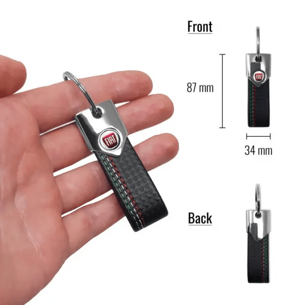 Fiat BAND carbon keyring