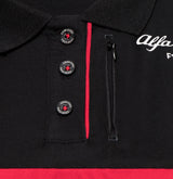 Alfa Romeo F1 Team Damen-Team-Poloshirt schwarz