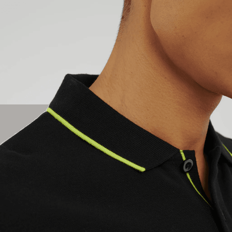 Aston Martin F1 Team Freizeit-Poloshirt schwarz