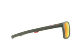 Red Bull Spect KANE sunglasses olive green with brown lenses
