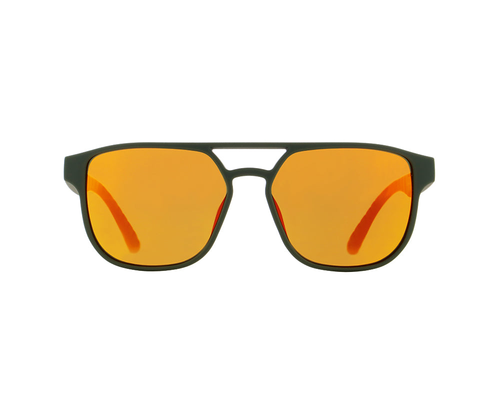 Red Bull Spect Sonnenbrille ELROY olivgrün mit braunen Gläsern
