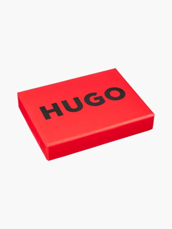 HUGO Kartenetui aus Leder – Visa Cash App RB schwarz