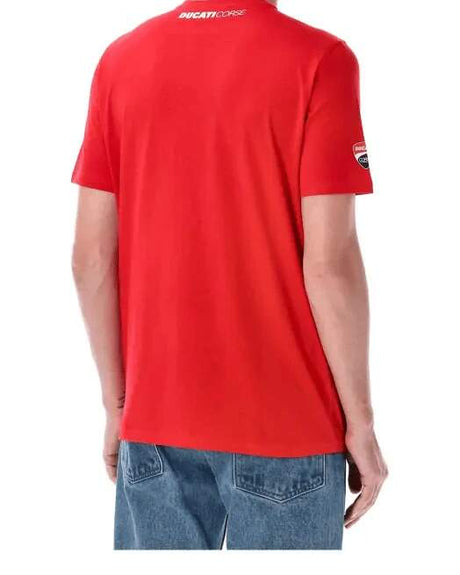Ducati Corse T-Shirt mit Ducati-Schriftzug rot