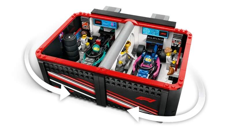 LEGO Bauset Alpine/Mercedes – Formel-1-Garage – City Edition