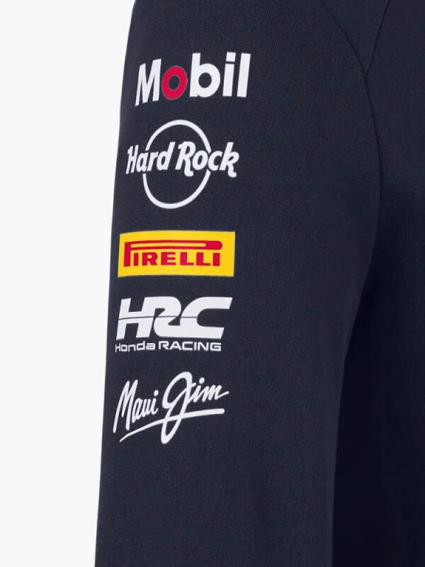Oracle Red Bull Racing team hoodie with sponsor logos