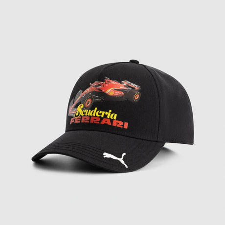 Scuderia Ferrari F1 Cap mit Autoprint – Schwarz