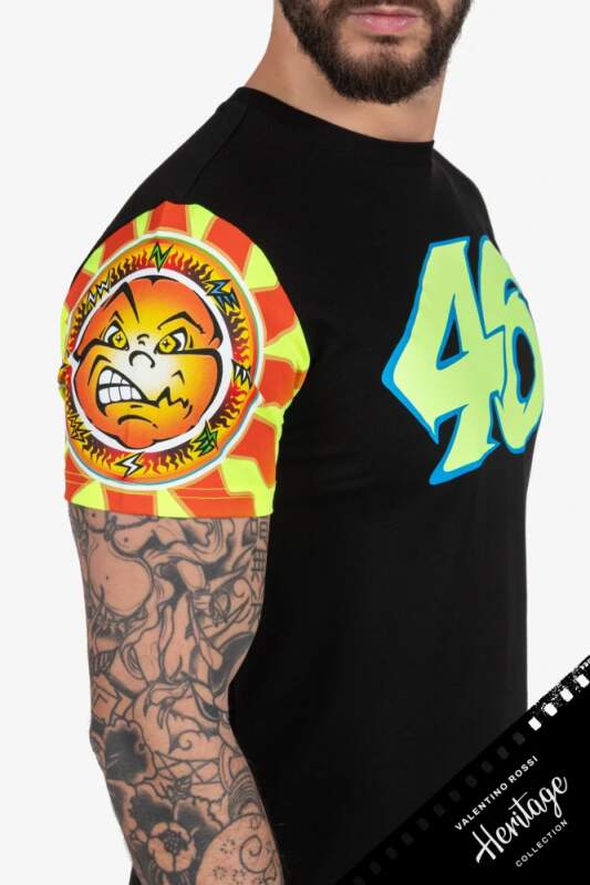 VR46 Valentino Rossi Damen-Tanktop – Heritage schwarz
