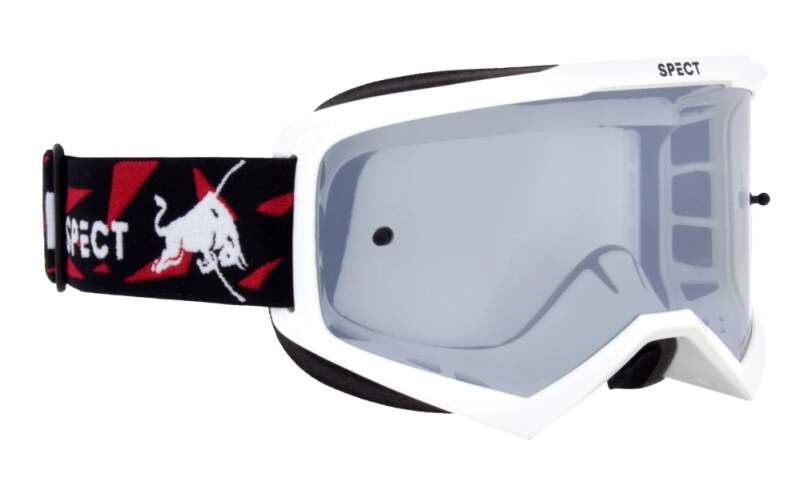 Red Bull Spect Motocrossbrille EVAN weiß mit klarem Glas