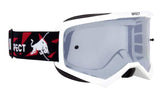 Red Bull Spect Motocrossbrille EVAN weiß mit klarem Glas