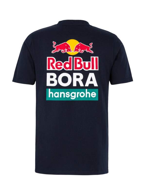 Red Bull Bora Hansgrohe fan T-shirt navy with logo
