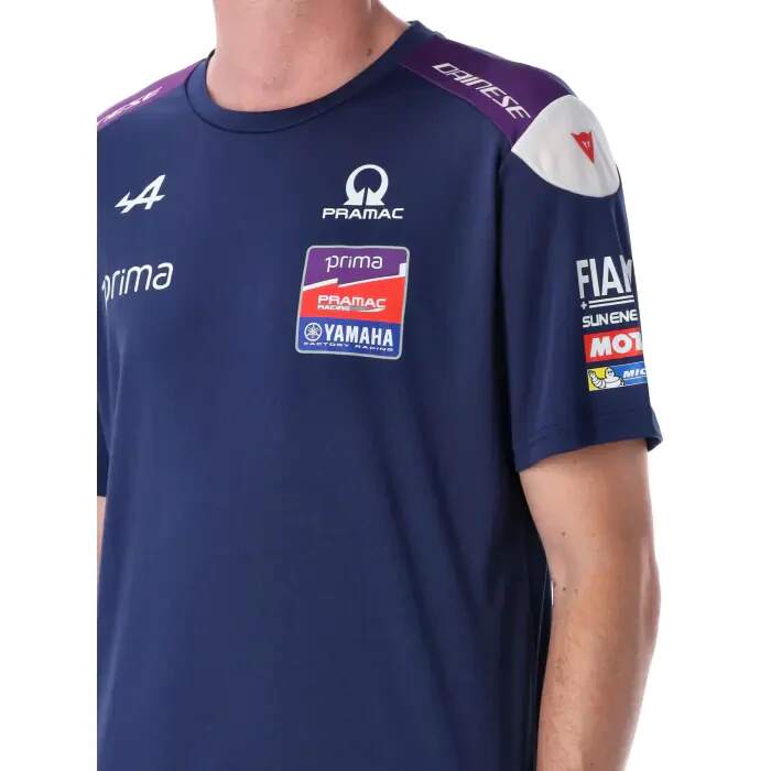 Yamaha Pramac team T-shirt with sponsor logos
