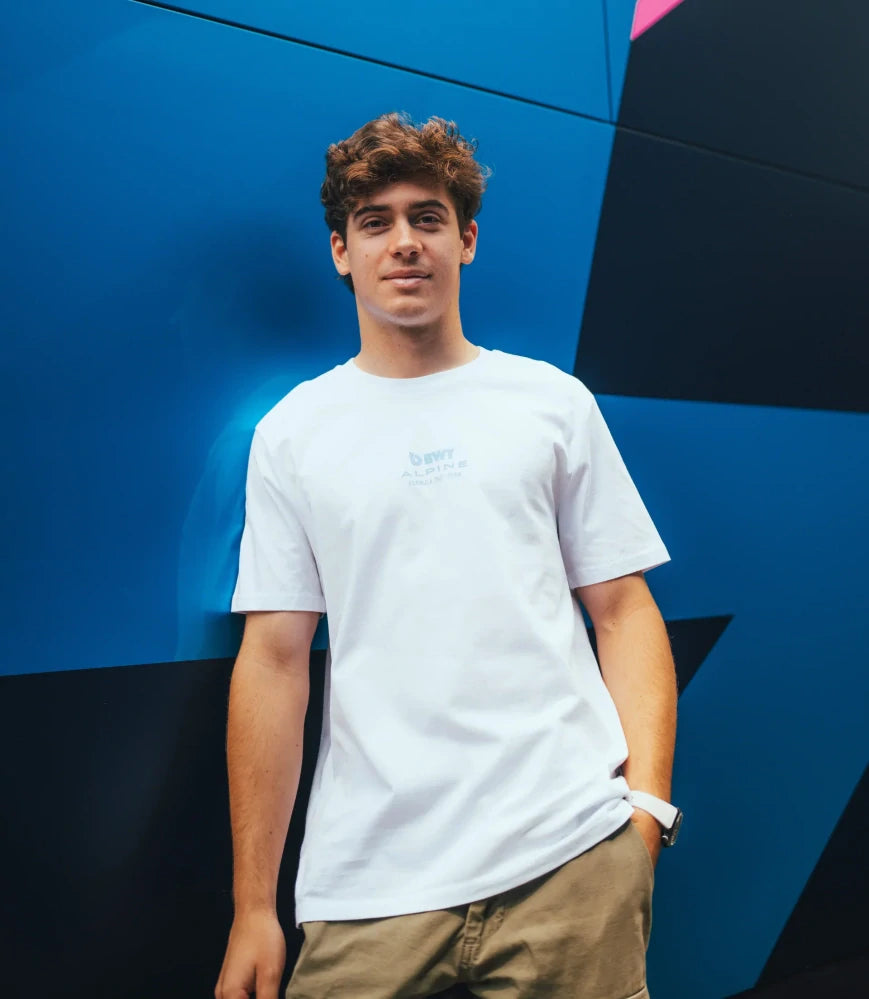 BWT Alpine F1 Team Franco Colapinto T-Shirt – Weiß