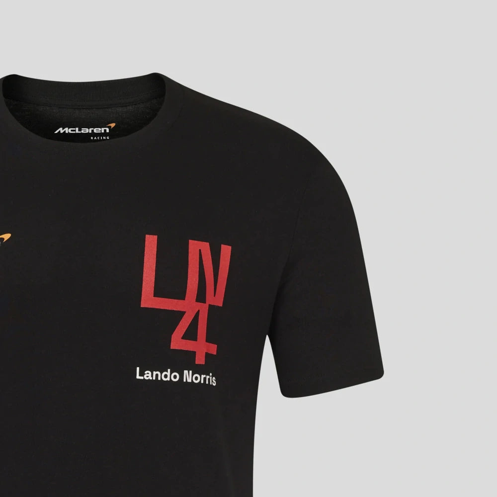 McLaren F1 Lando Norris LN4 T-Shirt – Black