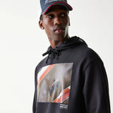 Oracle Red Bull Racing New Era Oversized Grafik-Hoodie – Marineblau
