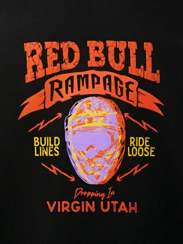 Red Bull Rampage Freizeit-Hoodie FREERIDE schwarz