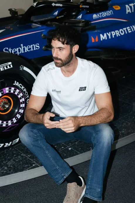 Alex Albon Fan-T-Shirt - Williams Racing F1 weiß - XXL