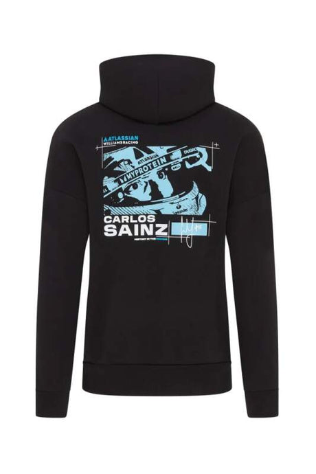 Carlos Sainz Fan-Hoodie - Williams Racing F1 dunkelblau