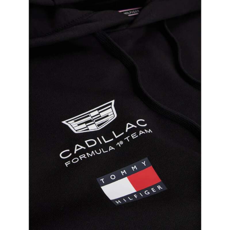 Schwarzer Cadillac F1 x Tommy Hilfiger Hoodie - Team Edition