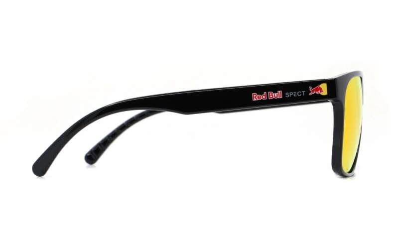 Red Bull Spect Sonnenbrille EARLE schwarz mit orangefarbenen Gläsern