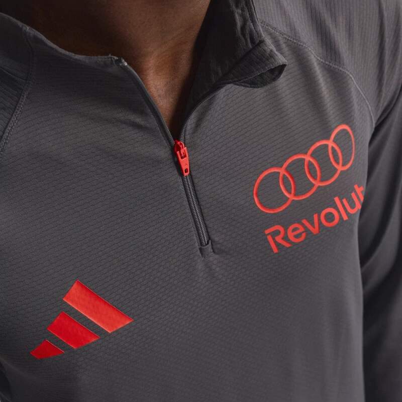 Audi Revolut F1 x Adidas Sport-Sweatshirt grau mit Sponsorenlogos - Team Edition