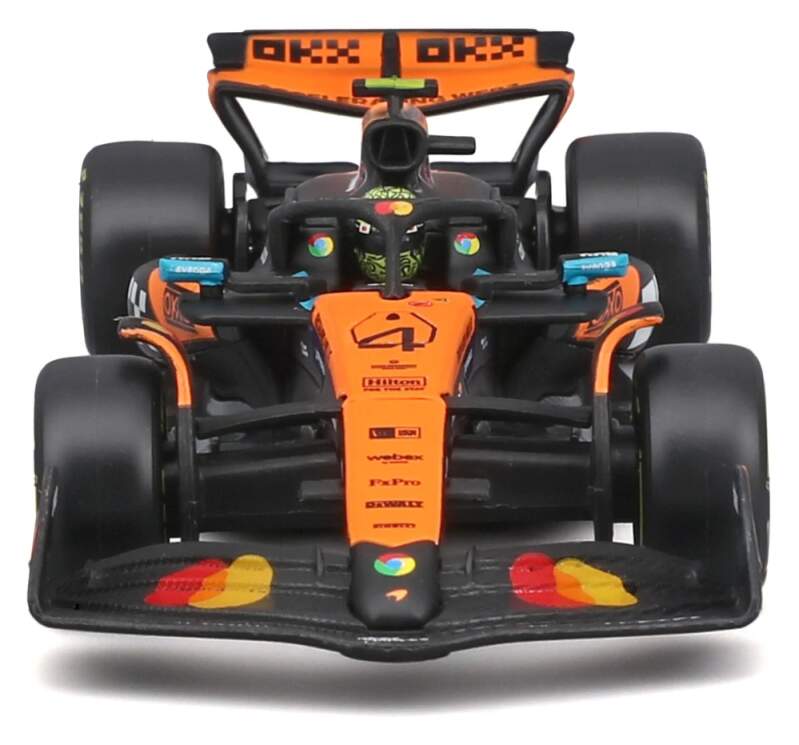 Modell McLaren F1 MCL39 BBurago #4 Lando Norris 2025 im Maßstab 1:43 - Signature