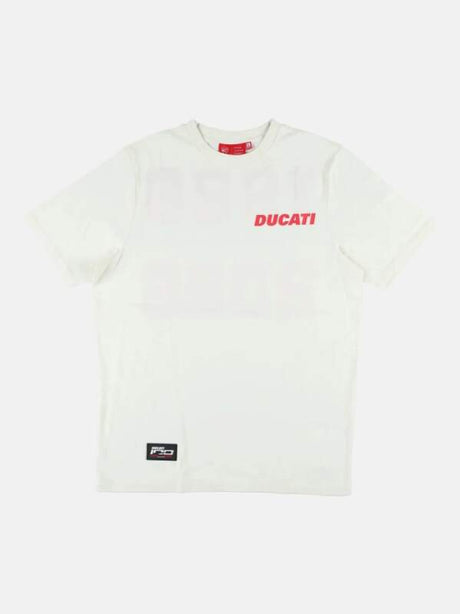 Men's Ducati Corse white T-shirt - 100th years DUCATI edition