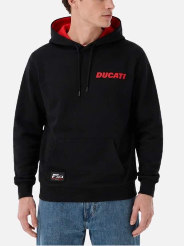 Herren-Sweatshirt Ducati Corse schwarz - 100th years DUCATI Edition