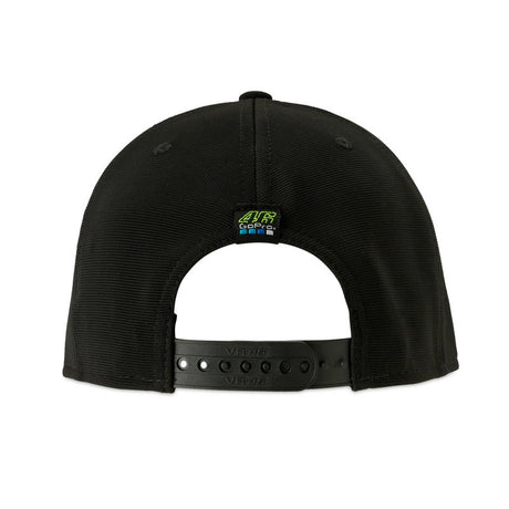 VR46 Valentino Rossi GoPro Cap – Schwarz, flacher Schirm