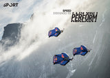 Red Bull Spect DAFT sunglasses black with blue-red lens